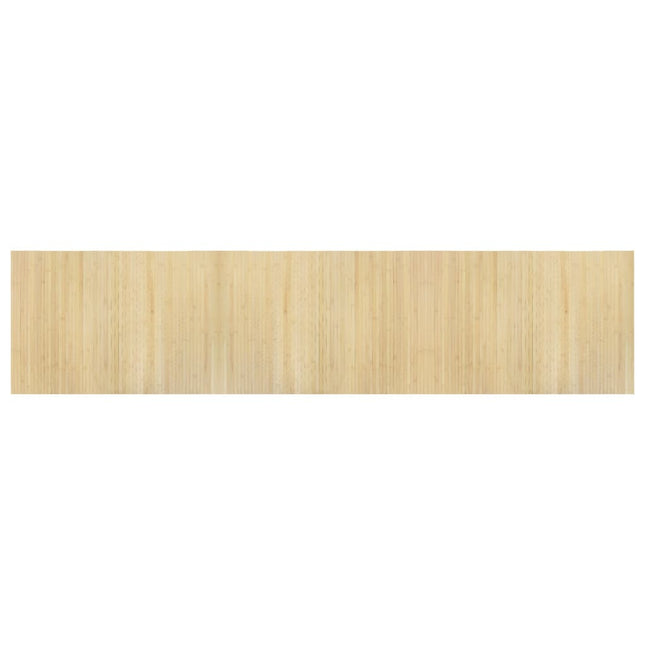 Tappeto Rettangolare Natura Chiaro 70x300 cm in BambÃƒÂ¹