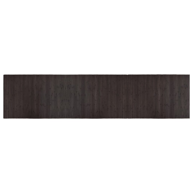 Tappeto Rettangolare Marrone Scuro 70x300 cm in BambÃƒÂ¹