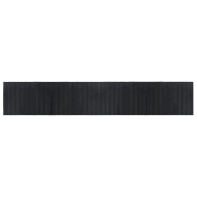 Tappeto Rettangolare Nero 70x400 cm in BambÃ¹