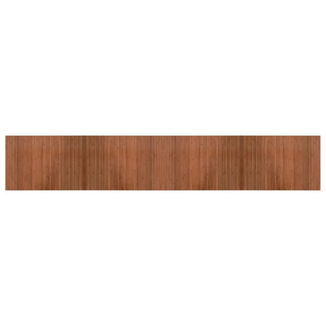 Tappeto Rettangolare Marrone 70x400 cm in BambÃ¹