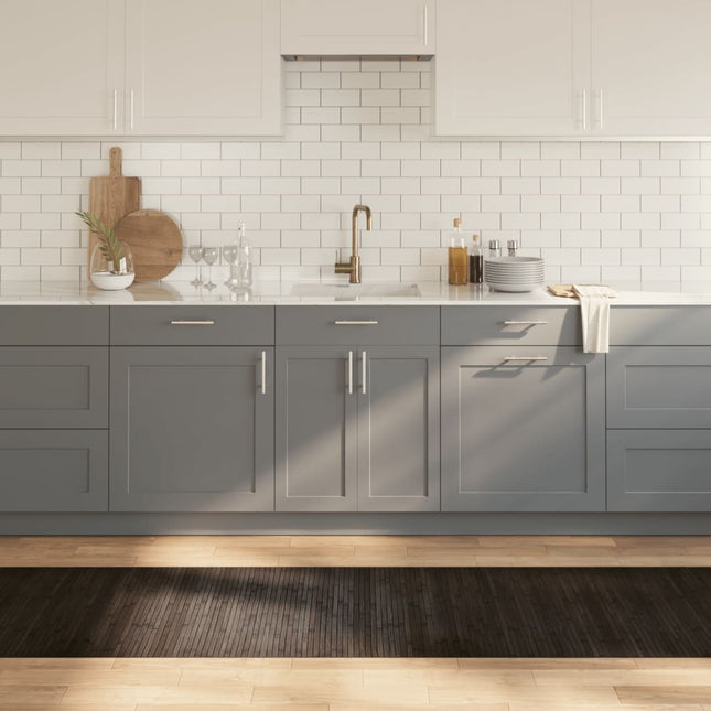 Tappeto Rettangolare Marrone Scuro 70x400 cm in BambÃ¹