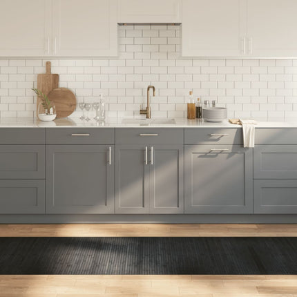 Tappeto Rettangolare Grigio 70x500 cm in BambÃƒÂ¹