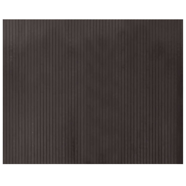Tappeto Rettangolare Marrone Scuro 80x100 cm in BambÃ¹