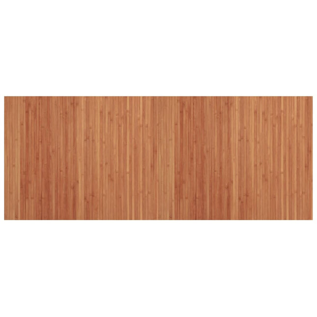 Tappeto Rettangolare Marrone 80x200 cm in BambÃ¹