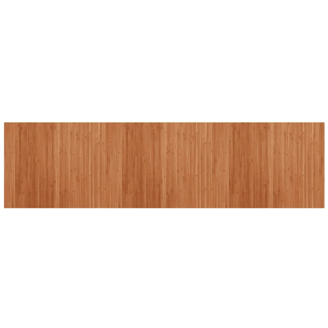 Tappeto Rettangolare Marrone 80x300 cm in BambÃ¹