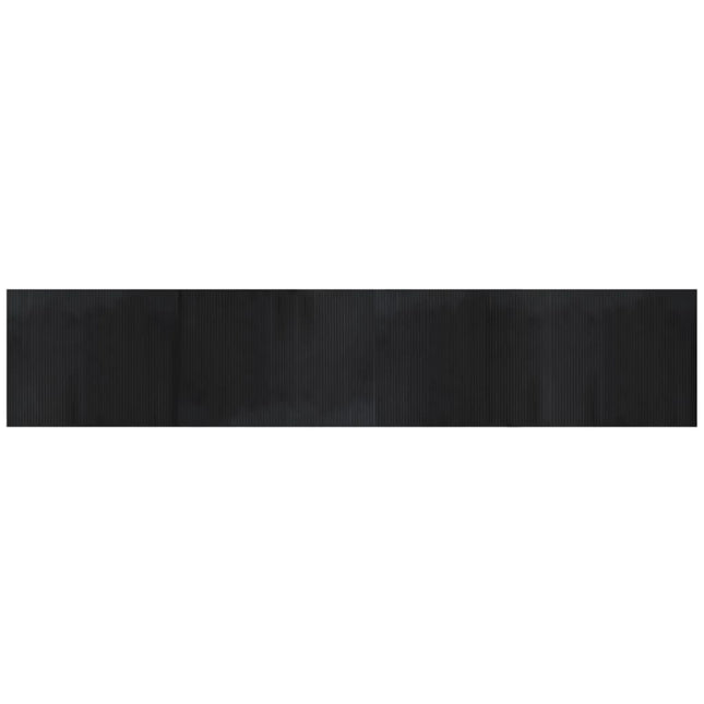 Tappeto Rettangolare Nero 80x400 cm in BambÃƒÂ¹