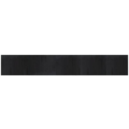 Tappeto Rettangolare Nero 80x500 cm in BambÃ¹
