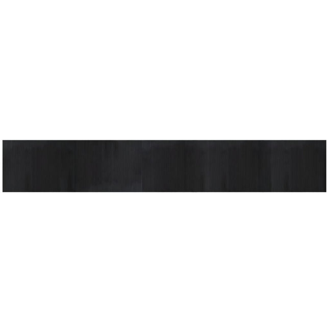 Tappeto Rettangolare Nero 80x500 cm in BambÃ¹
