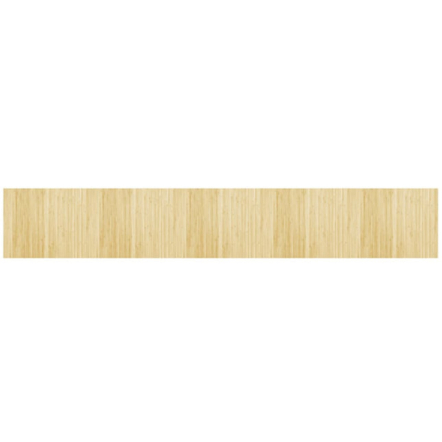 Tappeto Rettangolare Natura Chiaro 80x500 cm in BambÃƒÂ¹
