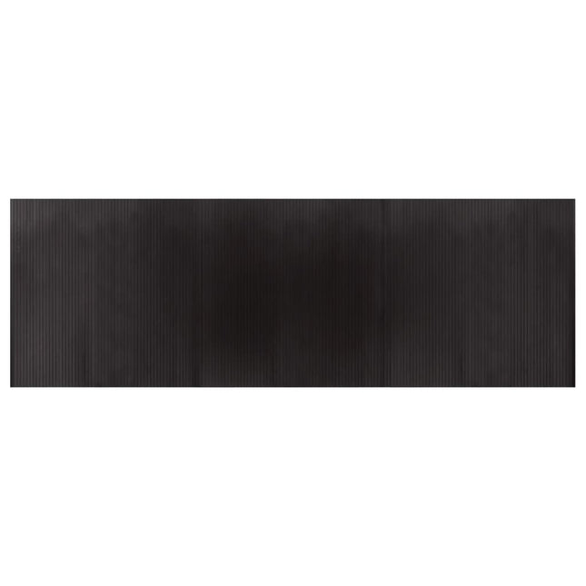 Tappeto Rettangolare Marrone Scuro 100x300 cm in BambÃ¹