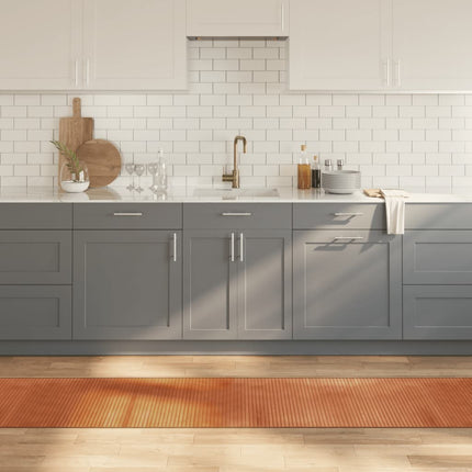 Tappeto Rettangolare Marrone 60x1000 cm in BambÃƒÂ¹