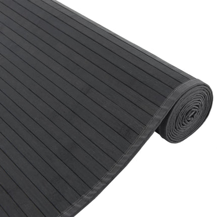 Tappeto Rettangolare Nero 80x100 cm in BambÃƒÂ¹