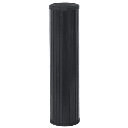 Tappeto Rettangolare Nero 80x1000 cm in BambÃƒÂ¹