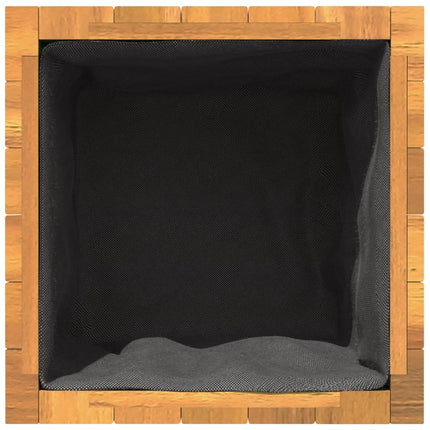 Fioriera da Giardino 35x35x60 cm in Legno Massello di Acacia