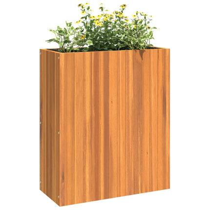 Fioriera da Giardino 59x27,5x70 cm in Legno Massello di Acacia