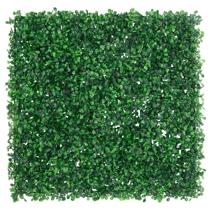 Recinzione Foglie Arbusti ArtificialiÂ 24 pz Verde 50x50 cm