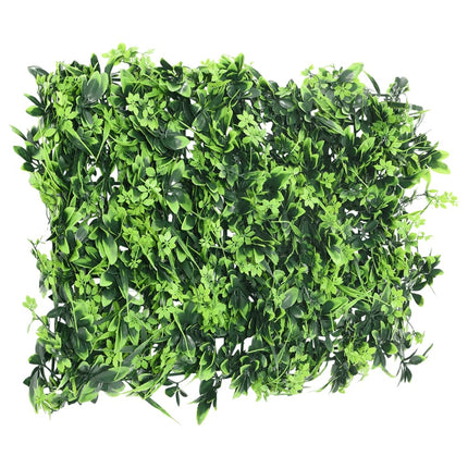 Recinzione Foglie ArtificialiÂ 6 pz Verde 40x60 cm
