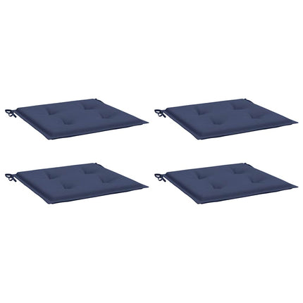 Cuscini per Pallet 4 pz Blu Marino 40x40x3 cm in Tessuto Oxford
