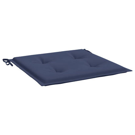 Cuscini per Pallet 2 pz Blu Marino 50x50x3 cm in Tessuto Oxford