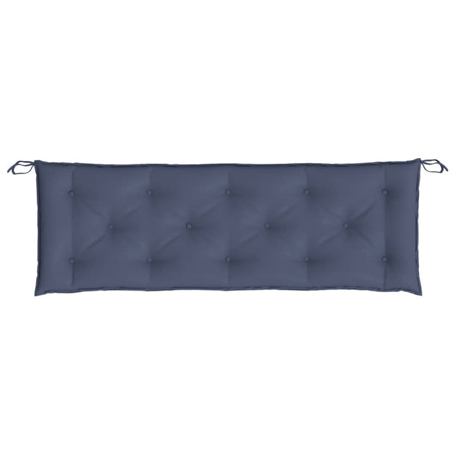 Cuscino Panca Giardino Blu Marino 150x50x7 cm in Tessuto Oxford