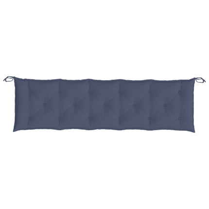 Cuscino Panca Giardino Blu Marino 180x50x7 cm in Tessuto Oxford