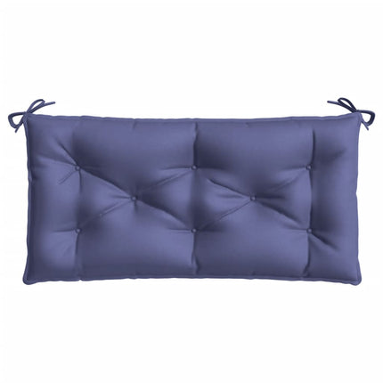 Cuscini per Panca 2 pz Blu Marino 100x50x7 cm in Tessuto Oxford