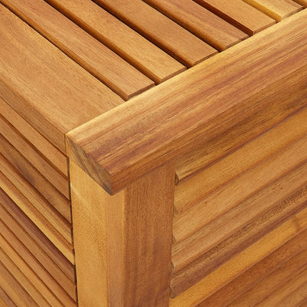 Contenitore Giardino con Feritoia 50x60x56cm Massello Acacia
