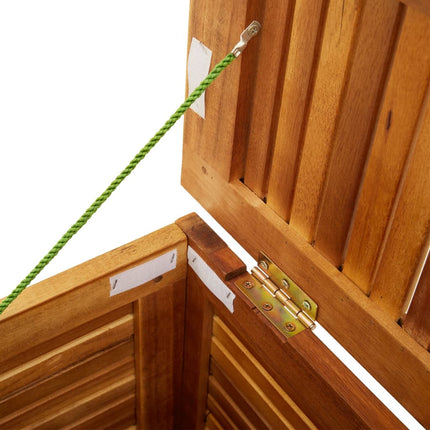 Contenitore Giardino con Feritoia 90x50x56cm Massello Acacia
