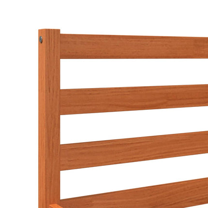 Letto senza Materasso Marrone Cera 150x200 cm in Legno di Pino