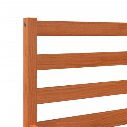 Letto senza Materasso Marrone Cera 160x200 cm in Legno di Pino