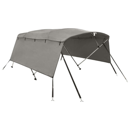 Bimini di Prua con Pareti Laterali 4 Archi 243x(200-213)x137cm