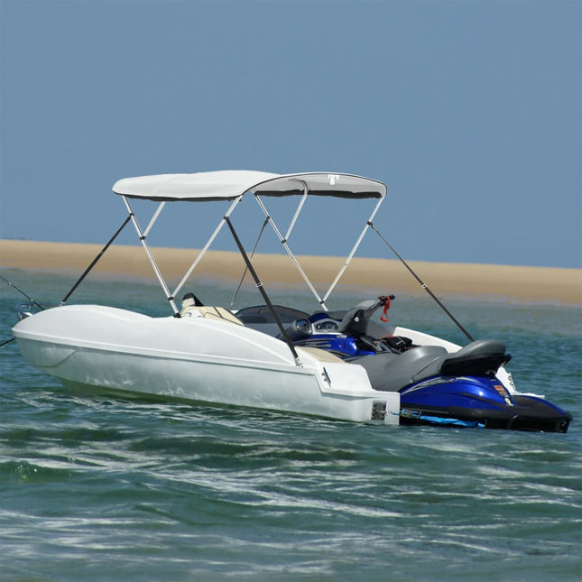 Bimini di Prua Pareti Laterali Rete 3 Archi 183x(170-182)x137cm