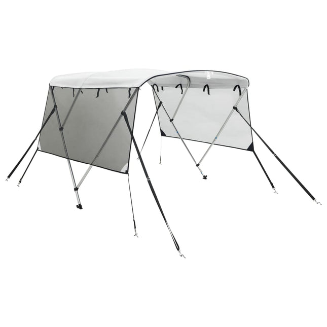Bimini di Prua Pareti Laterali Rete 3 Archi 183x(185-198)x137cm