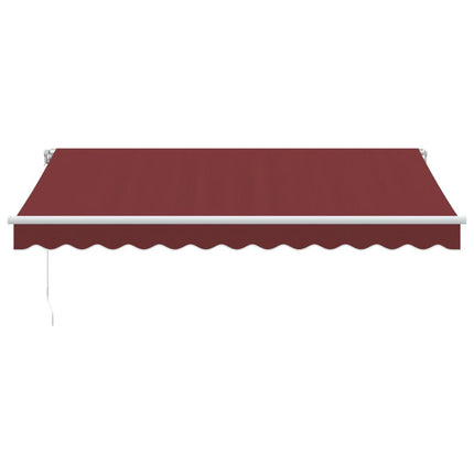 Tenda da Sole Retrattile Manuale con LED BordÃƒÂ² 350x250 cm