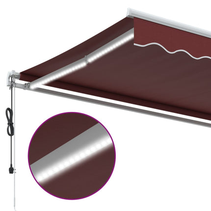Tenda da Sole Retrattile Automatica con LED BordÃƒÆ’Ã‚Â² 400x350 cm