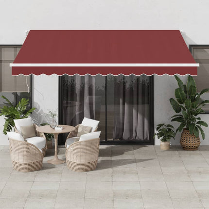 Tenda da Sole Retrattile Automatica con LED BordÃƒÆ’Ã‚Â² 400x350 cm