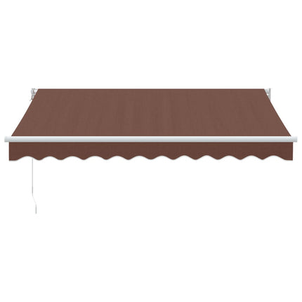Tenda Sole Retrattile Manuale 300x250 cm Marrone