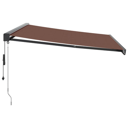 Tenda da Sole Retrattile Automatica 400x300 cm Marrone
