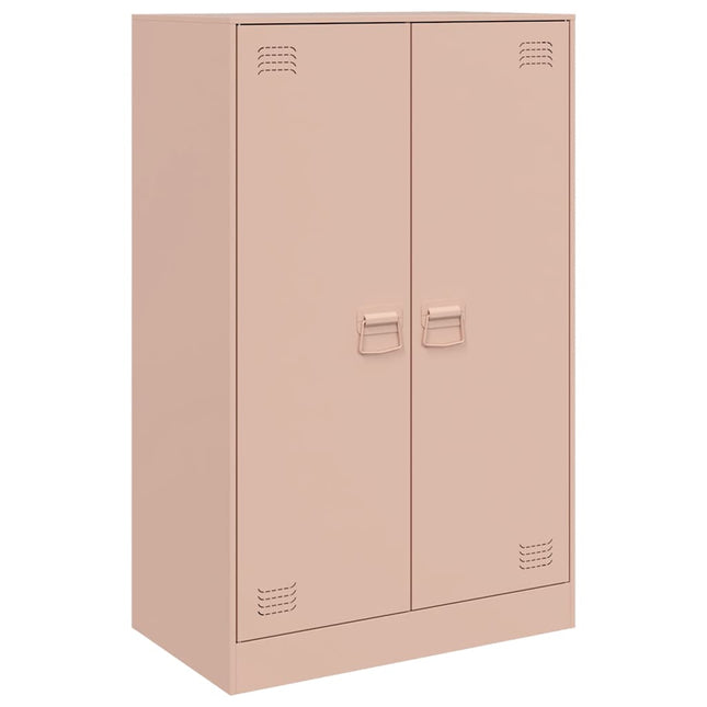 Credenza Rosa 67x39x107 cm in Acciaio