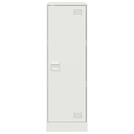 Credenza Bianca 34,5x39x107 cm in Acciaio