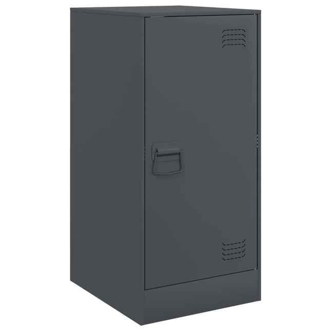 Credenza Antracite 34,5x39x73 cm in Acciaio
