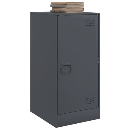 Credenza Antracite 34,5x39x73 cm in Acciaio