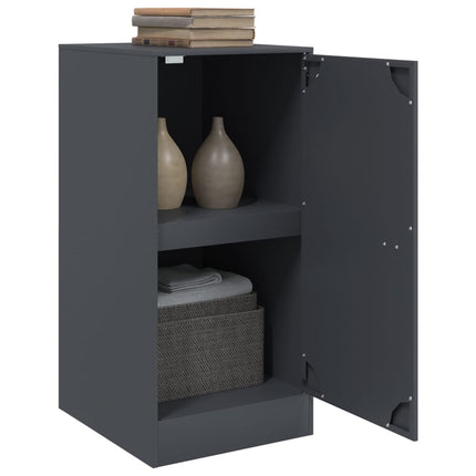 Credenza Antracite 34,5x39x73 cm in Acciaio