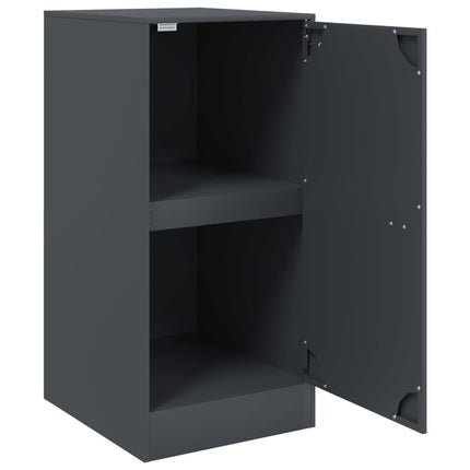Credenza Antracite 34,5x39x73 cm in Acciaio