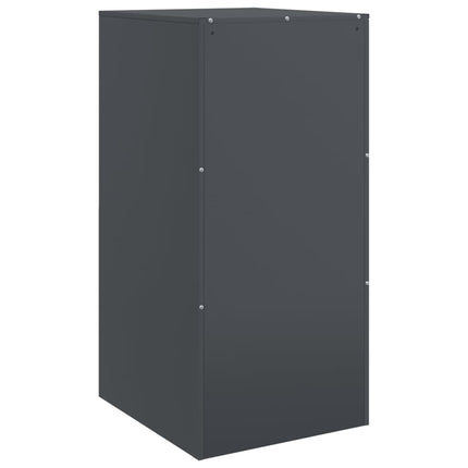 Credenza Antracite 34,5x39x73 cm in Acciaio
