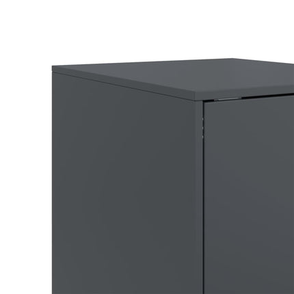 Credenza Antracite 34,5x39x73 cm in Acciaio