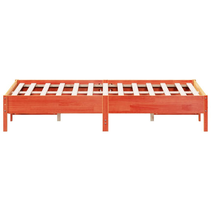 Giroletto senza Materasso Marrone Cera 140x200cm Massello Pino