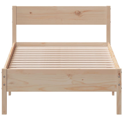 Giroletto senza Materasso 100x200 cm in Legno Massello di Pino