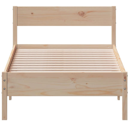 Letto senza Materasso 90x190 cm in Legno Massello di Pino