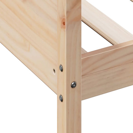 Dormeuse senza Materasso 100x200 cm in Legno Massello di Pino